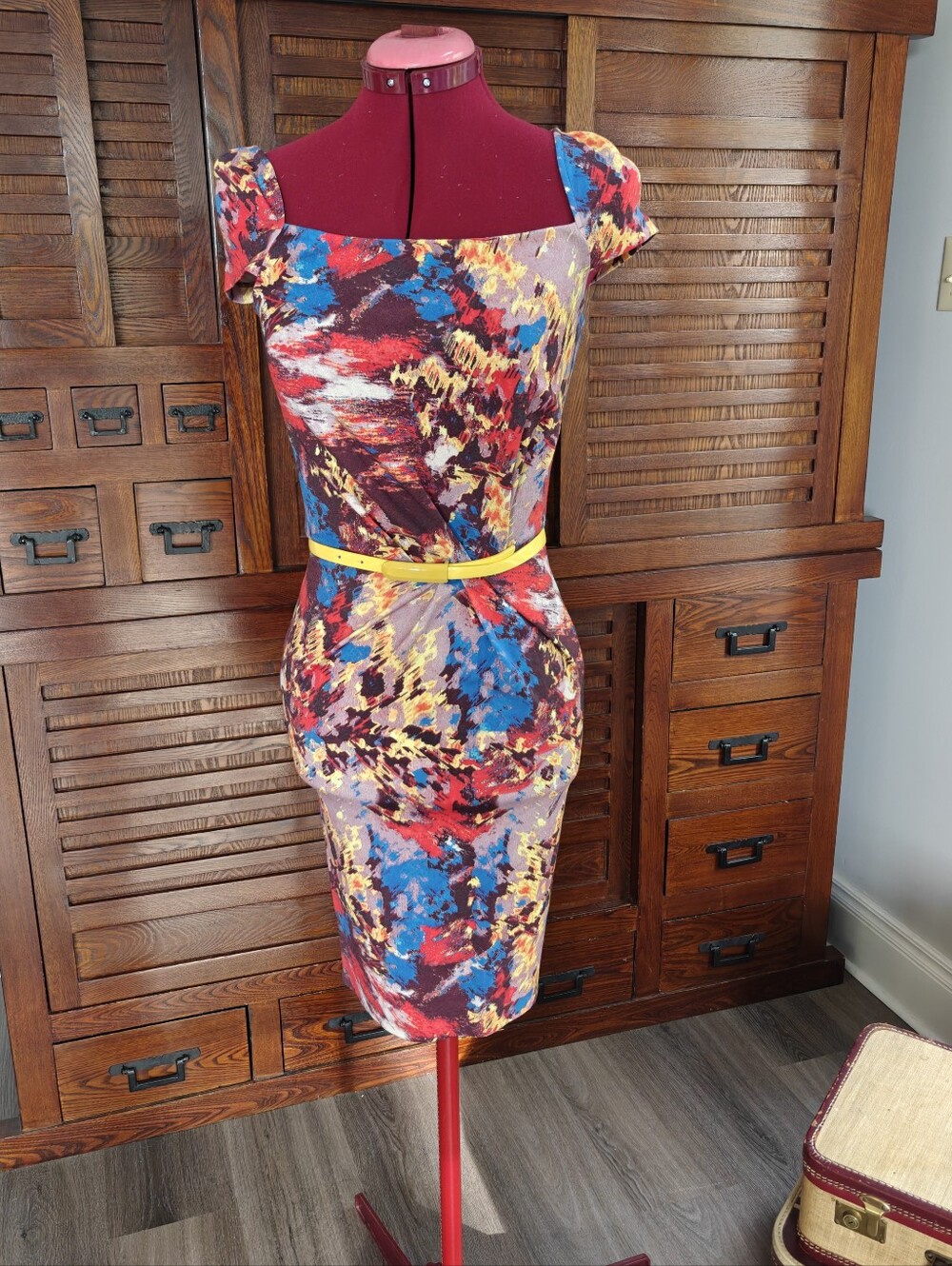 Catherine Malandrino Abstract Print Dress Size 2